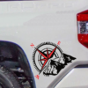mountain car sticker, Mountain Compass Car Sticker