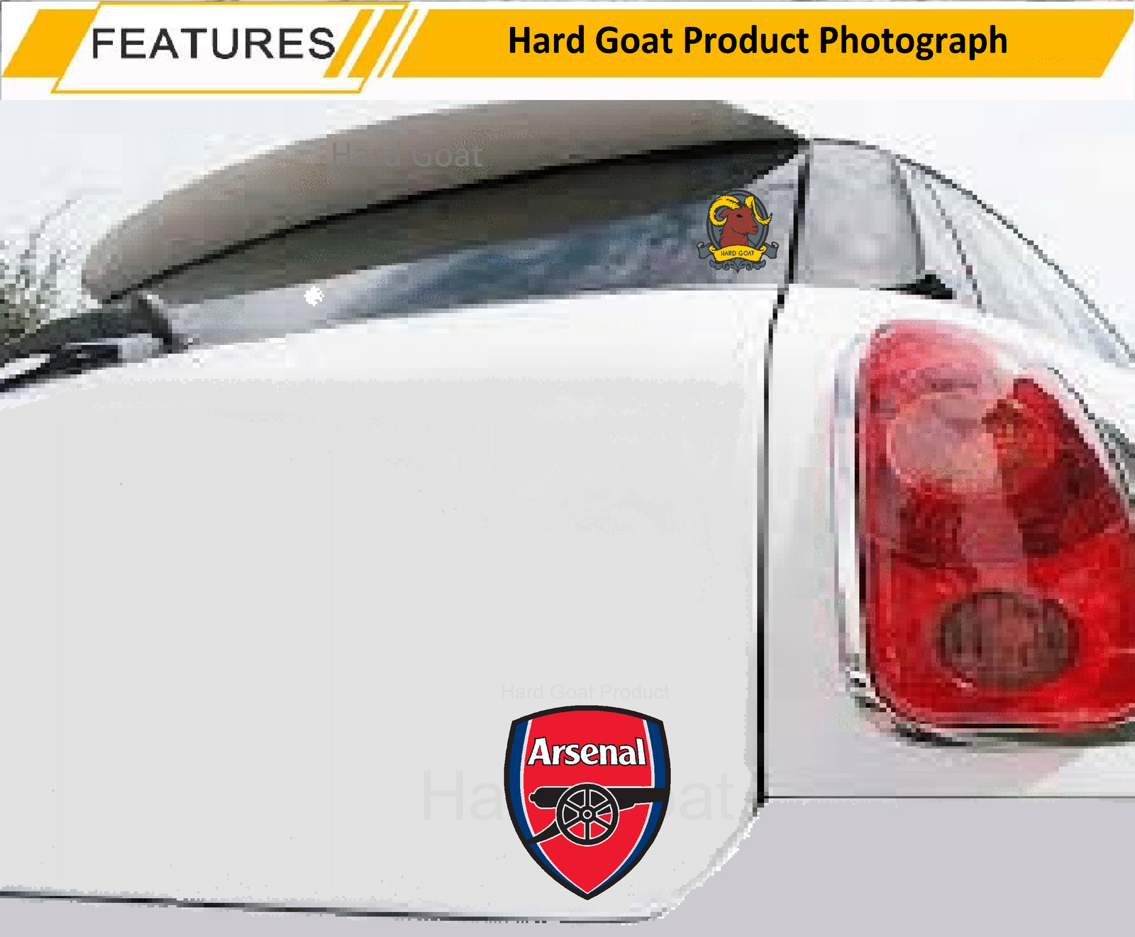 Mini Chaussure De Football Arsenal Pour Rétroviseur - Produit Officiel Du Club - Décoration Voiture Fan