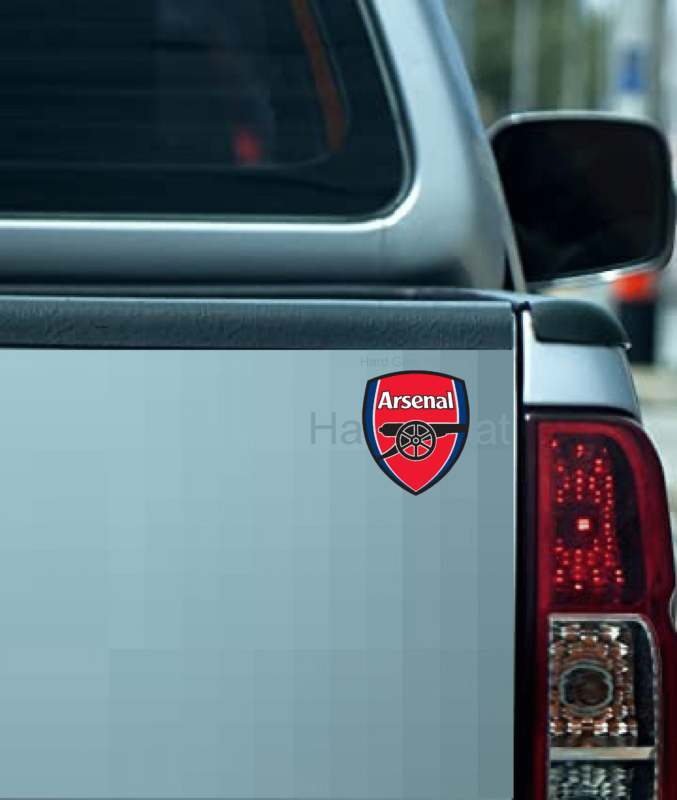 Arsenal FC Car Sticker | Waterproof & Weatherproof | Hard Goat