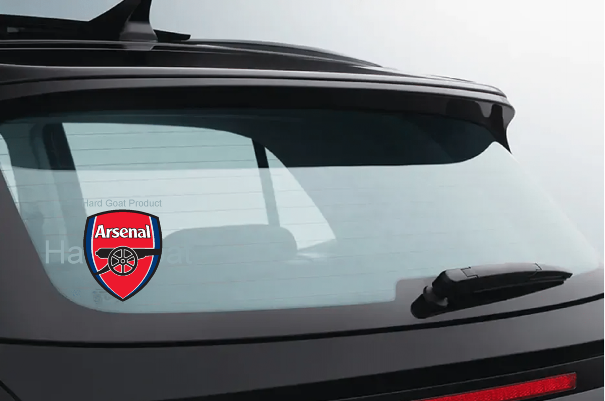 Arsenal FC Car Sticker | Waterproof & Weatherproof | Hard Goat