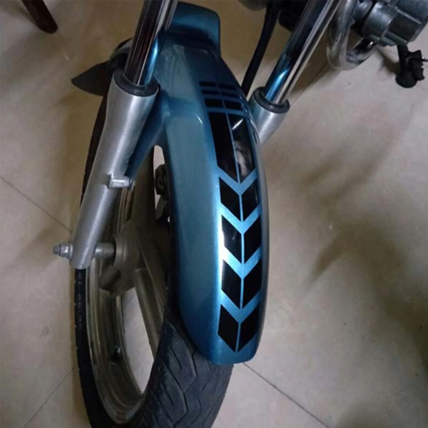 Mudgrapper Sticker Black Bike Front Mudguard Sticker | Stealth Style & Mud Protection ...