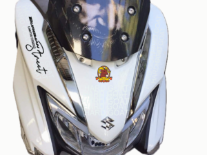 Suzuki Burgman Street 125 Black Sticker Decal - Side View