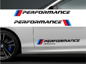 BMW M Performance limited edition car side sticker pair – car side sticker for exterior
